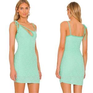 Lovers and Friends Forest Mini Green Dress Tank Bodycon Seafoam Size S